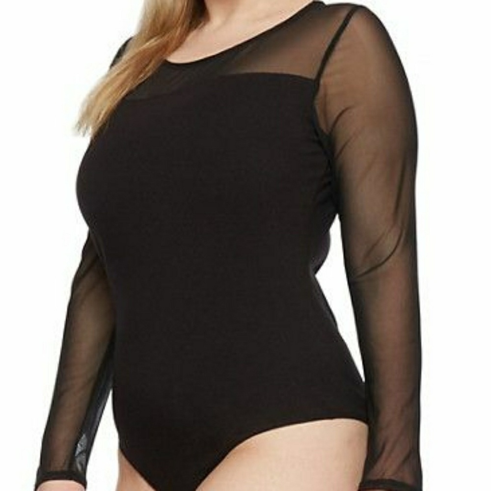 Mesh Yoke Bodysuit